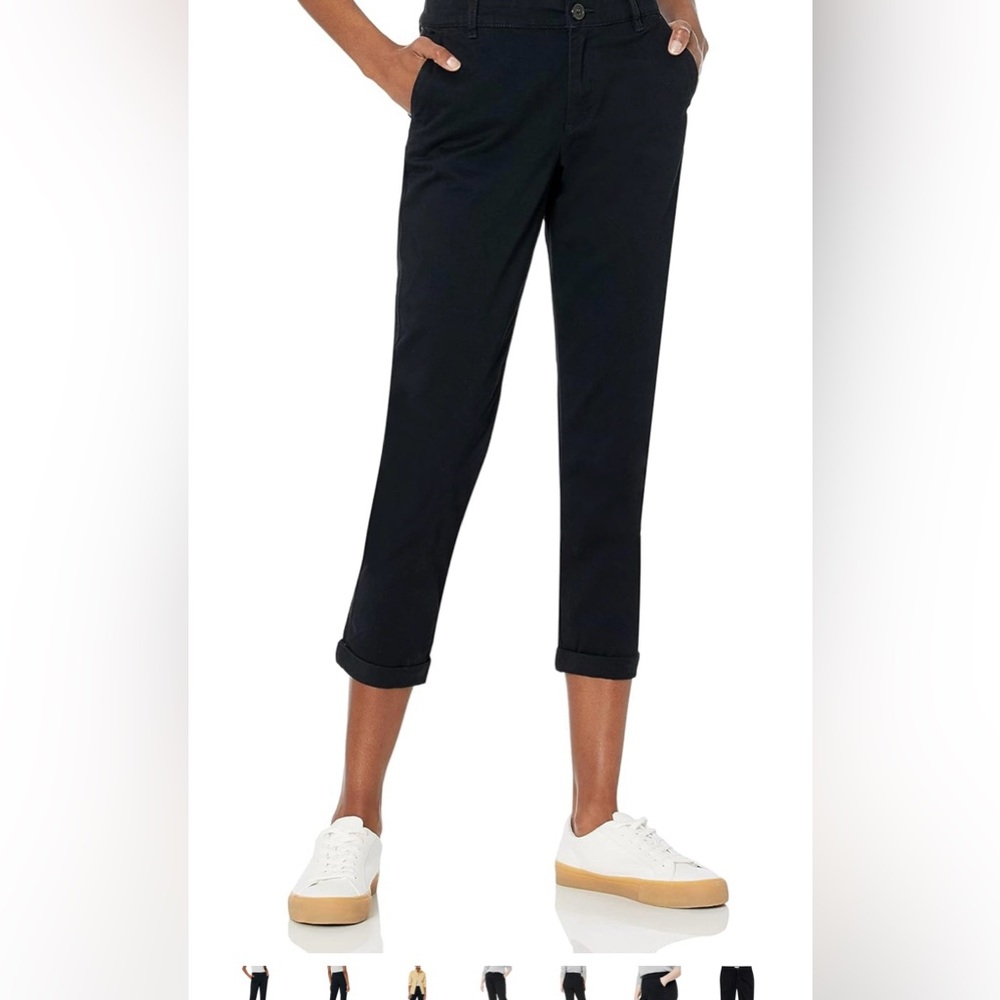 Black Cropped Pants